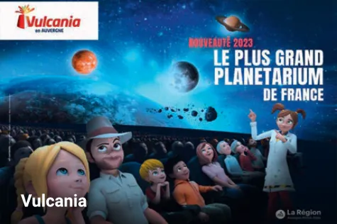 Vulcania, le plus grand planétarium d'Europe